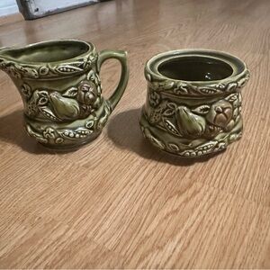 Tilso creamer and sugar bowl Fruit MCM